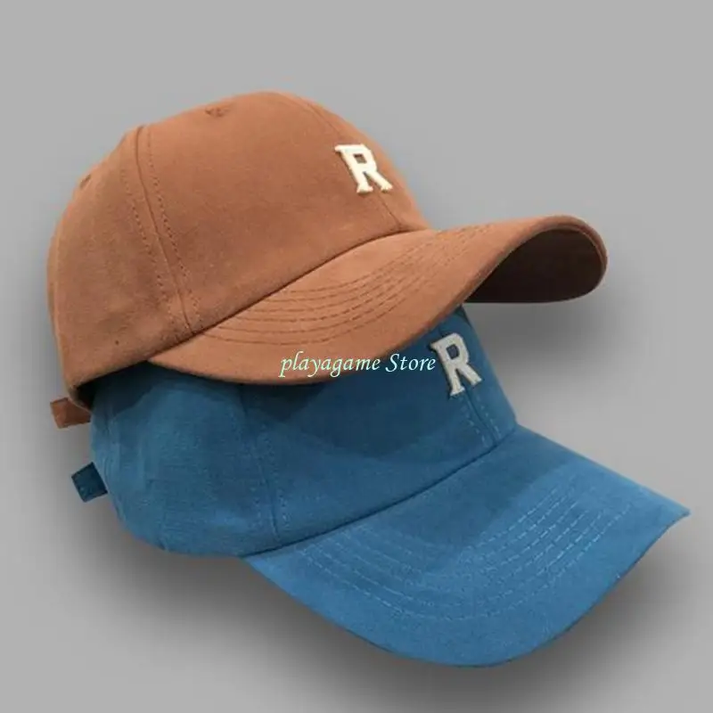 Y88A قبعات البيسبول حرف واحد نمط موضة أبي قبعة القطن أقنعة الشمس قبعة للنساء ذيل حصان إكسسوار يومي 7 اللون