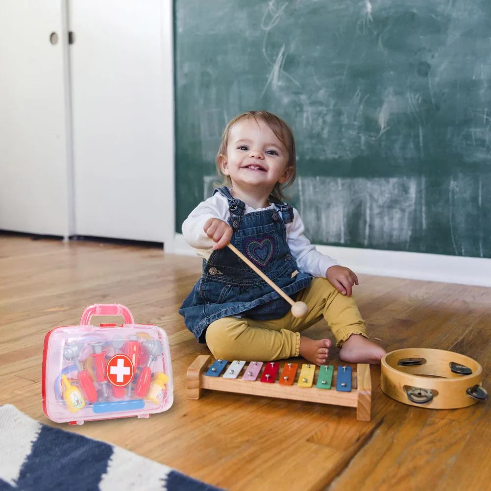 1Set Medical Equipment Pretend Play Set Kids Role Play Simulation Kit Educational Gift Doctor Tool Kits