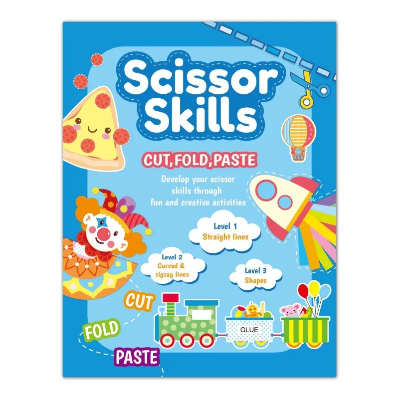 

Детская книжка для вырезания из бумаги, творческое развлечение, сделай сам, ручная работа, ежедневные занятия, игрушки-пазлы для детского сада