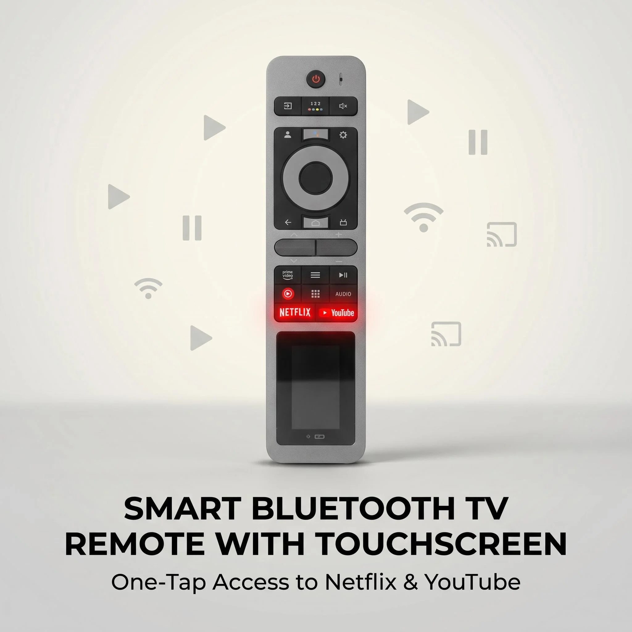 FAZV Solar Voice Remote for Haier HTR-U35G H32/43/50/55/58/65K66UG H75P7UX AQUA H65/75M95EUX OLED Smart TV
