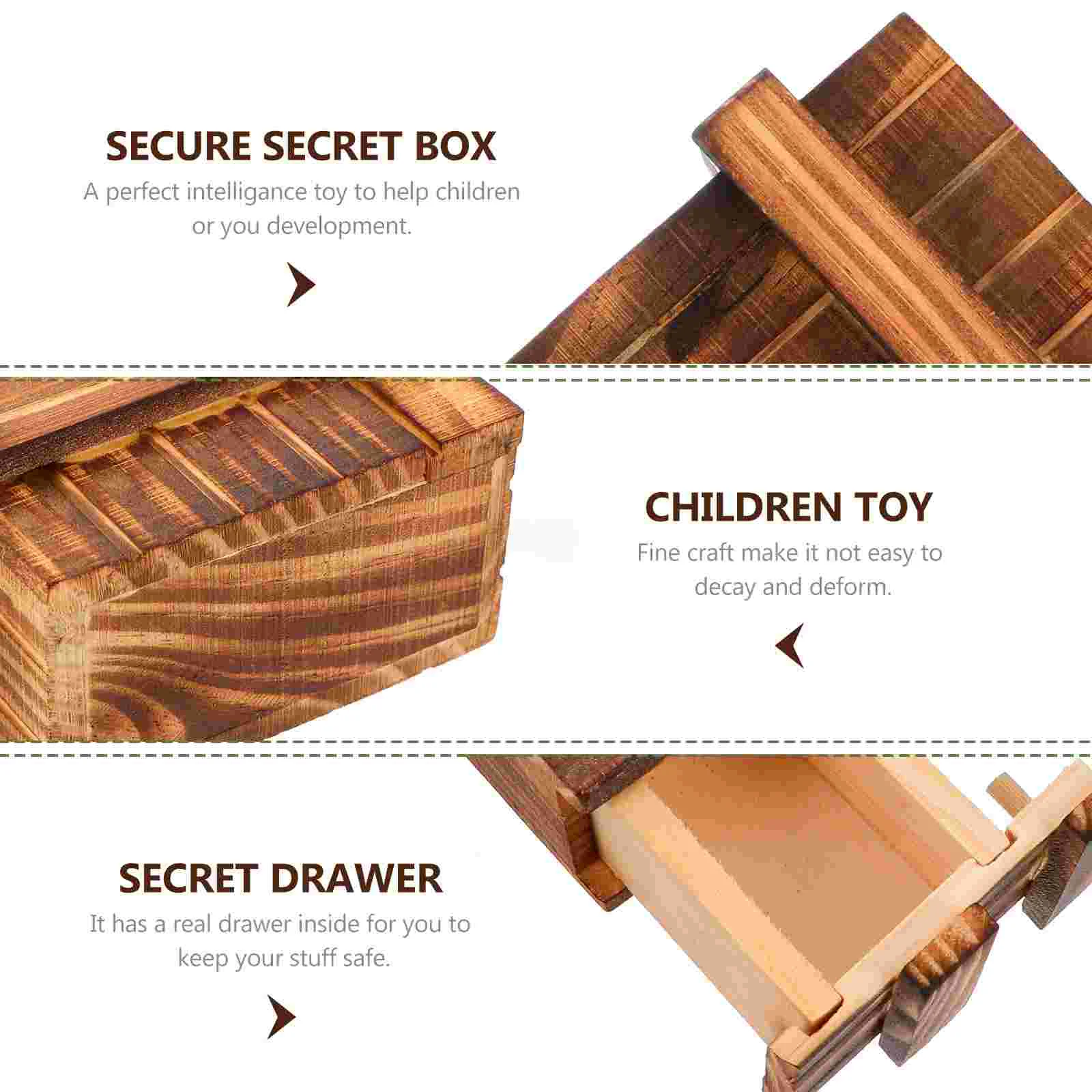 2 Pcs Japanese Secret Educational Intelligence Toys Money Puzzle Kid Classic Drawer Boxes Case Child