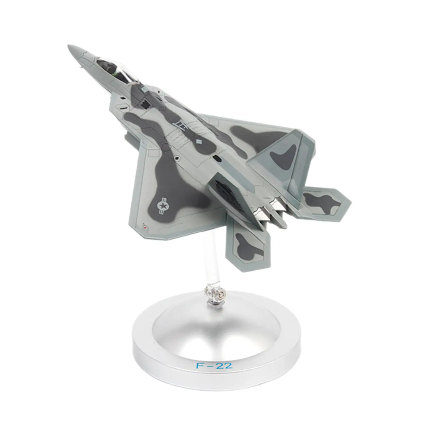 1/100 Scale Fighter Model Attack Plane Model for Shelf Office Living Room