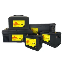 Batteria 12V LiFePO4 60Ah 80Ah 100Ah 120Ah 200Ah 300Ah batteria al litio ferro fosfato 6000 + ciclo profondo per camper, solare, marino