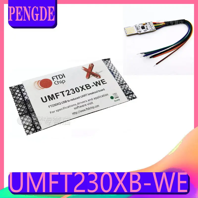 FTDI Official Authentic UMFT230XB-WE FT230XQ USB to UART FT-X Tapping Module