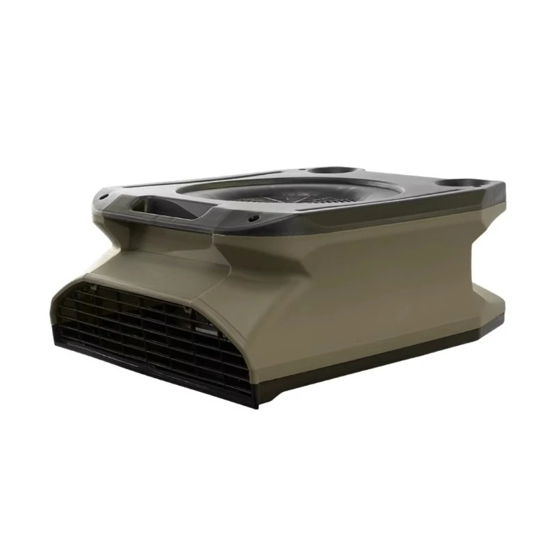 1000CFM 2-Speed 1/4HP Industrial Low Profile Air Mobile Floor Fan with Daisy Chain for Water Damage Repair