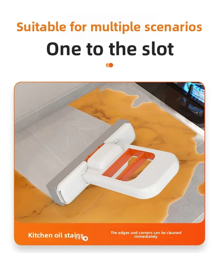 Starker saugfähiger Mini-Mopp, Staubentfernung, tragbarer Reinigungsmopp mit Schwamm, Mini-Schwamm-Mopp, nasses und trockenes Badezimmer-Desktop-Glas – Detail 9