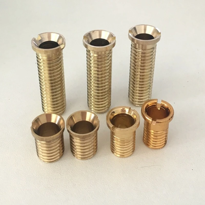 Sink Strainer Screw Pure Copper Strainer Threaded Screw Connector Sink Bolts Screw for Wash Basin Strainer Plug