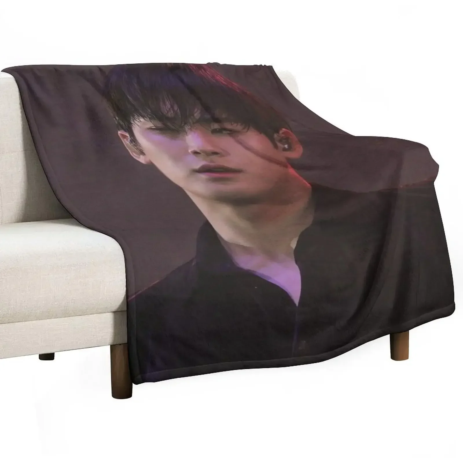 Kim Mingyu - V6 Throw Blanket Shaggy Blankets For Sofas Soft Blankets