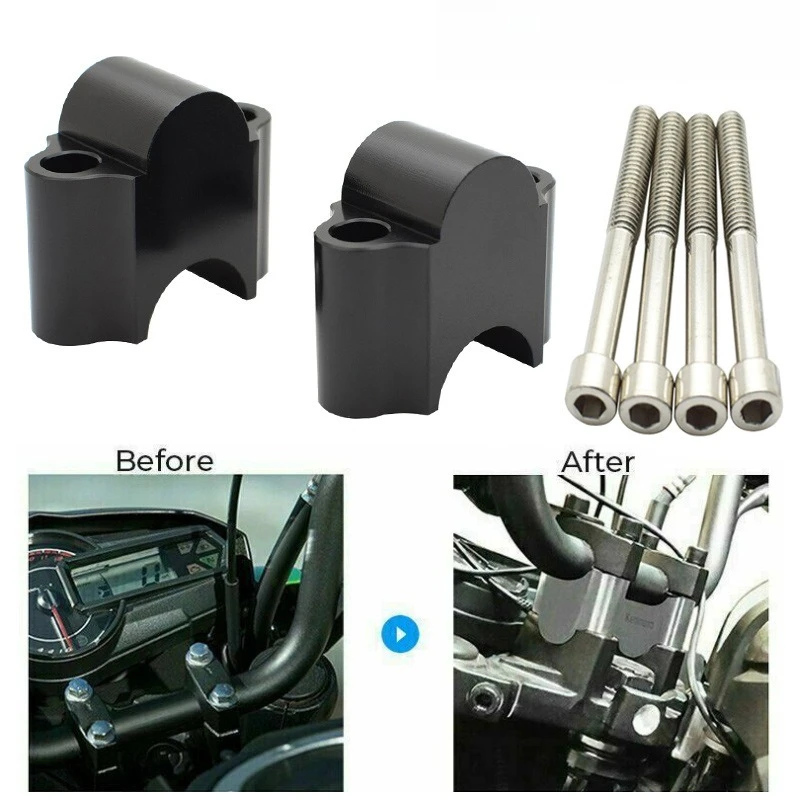 

22mm Handlebar Height General CNC Modification Motorcycle Faucet Increase Height Code Locomotive Raise Short Pressure Code