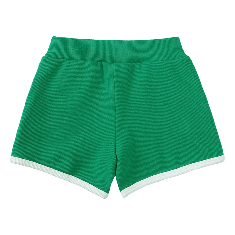 2026 Kinder Sommer Outfits Solide Baumwolle Kurze T-shirt Shorts Baby Casual Atmungsaktive Anzug Nette Koreanische Junge Mädchen Lounge Pyjamas – Detail 6