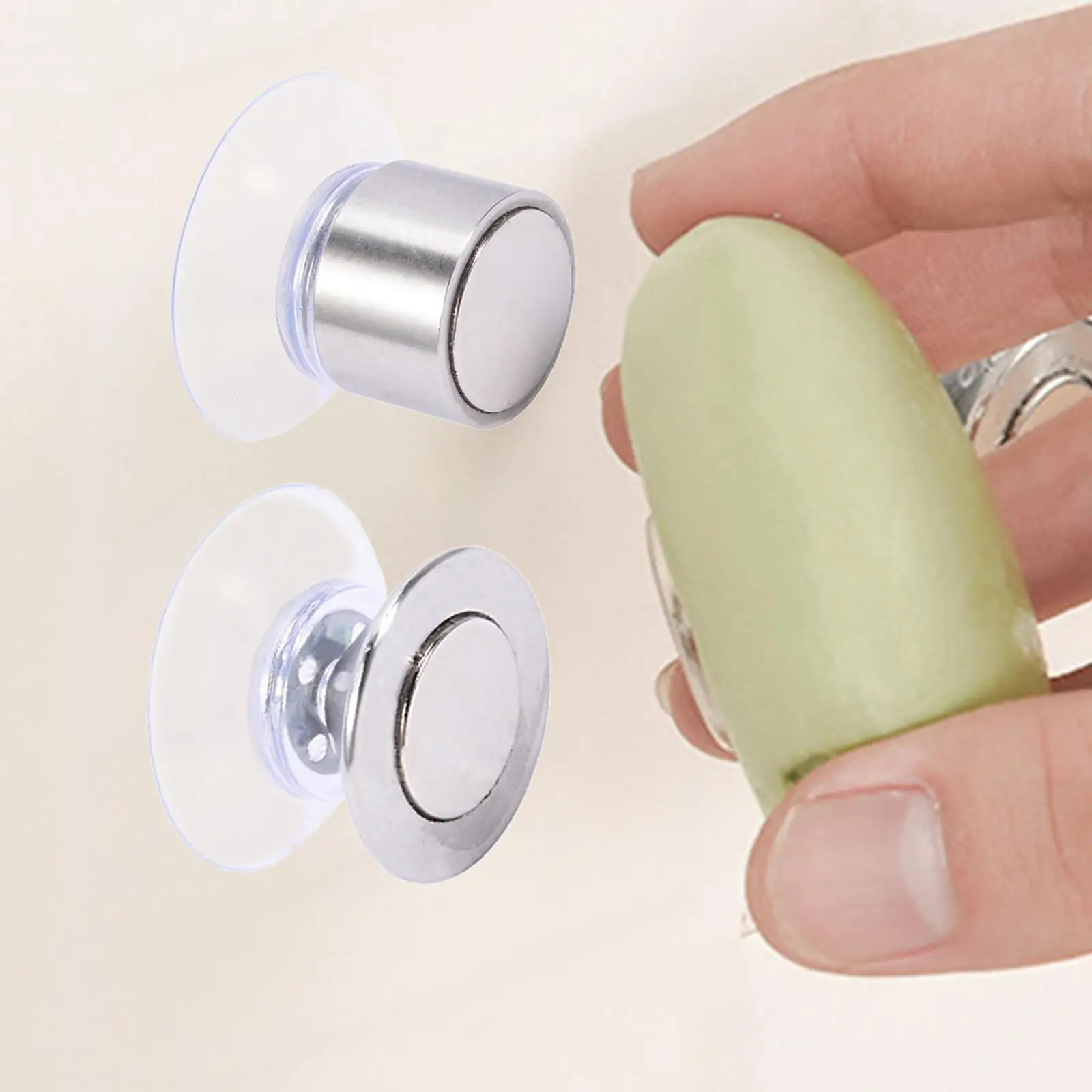 Magnetic Soap Holders, Wall Mounted, easy to clean Stainless Steel Shelf Bracket