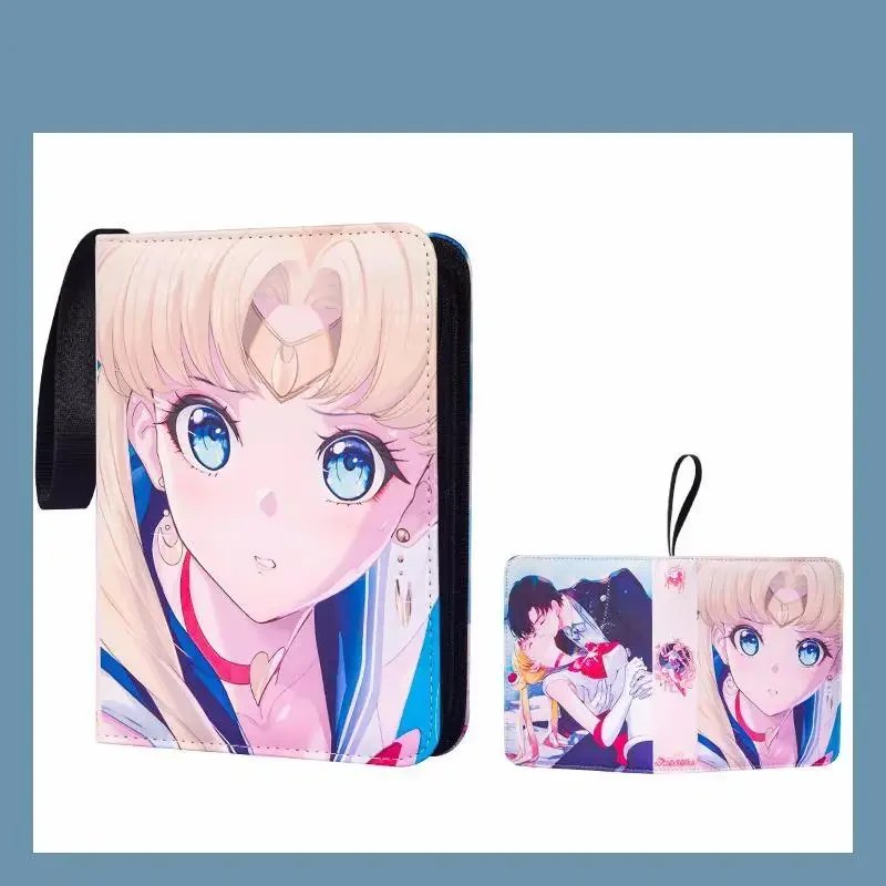 Sailor Moon Tsukino Usagi Sailor Saturn Self Made Anime Game Character Classic Series Collection Zipper Loose Leaf Card Book Toy