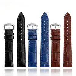 Genuine Leather and Stainless Steel Quick Release Watch Band for Cartier Santos-Dumont Series Leather Strap