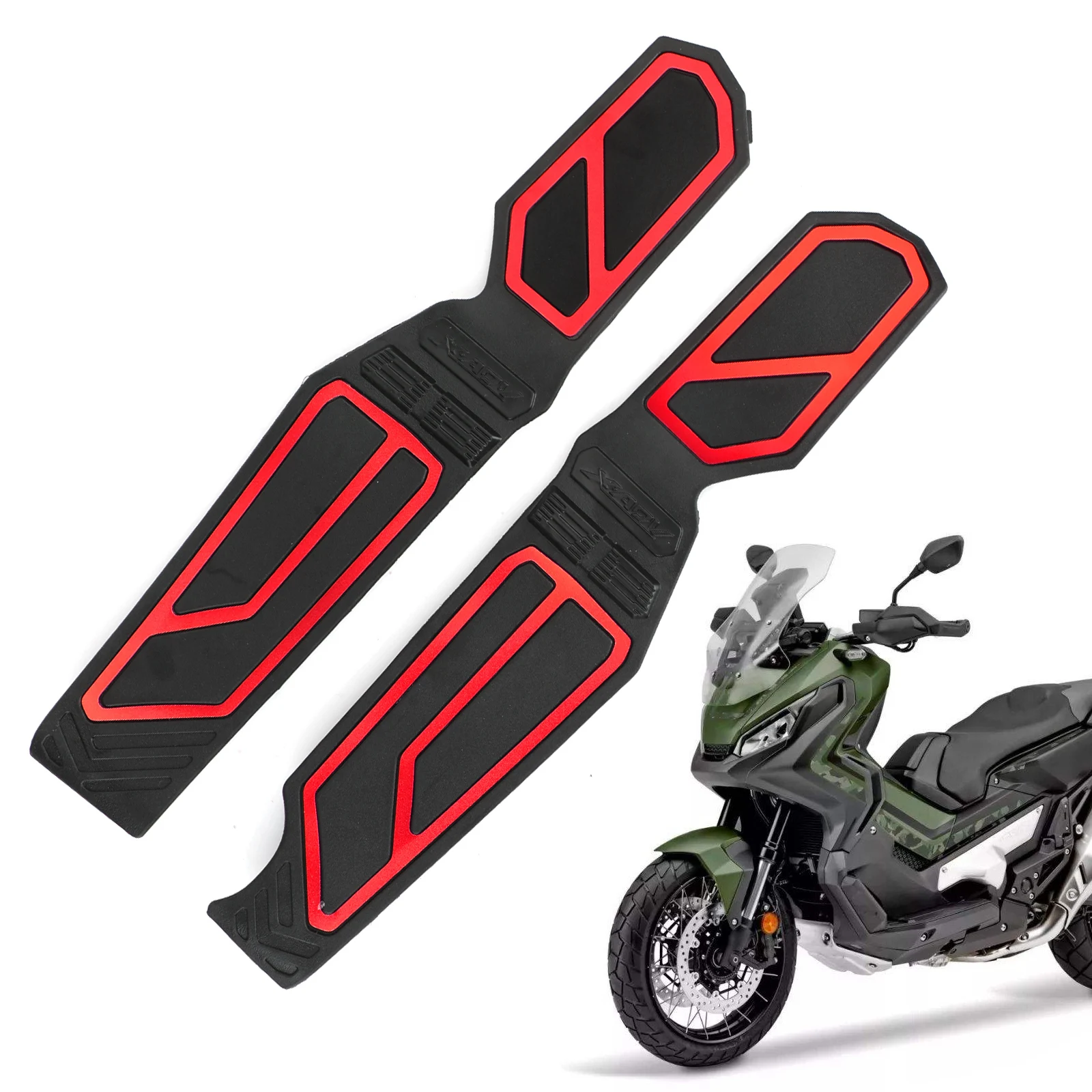 Areyourshop For Honda X-ADV 750 XADV 750 17-20 Footboard Foot Rest Pad Peg Pedal Mat Plate