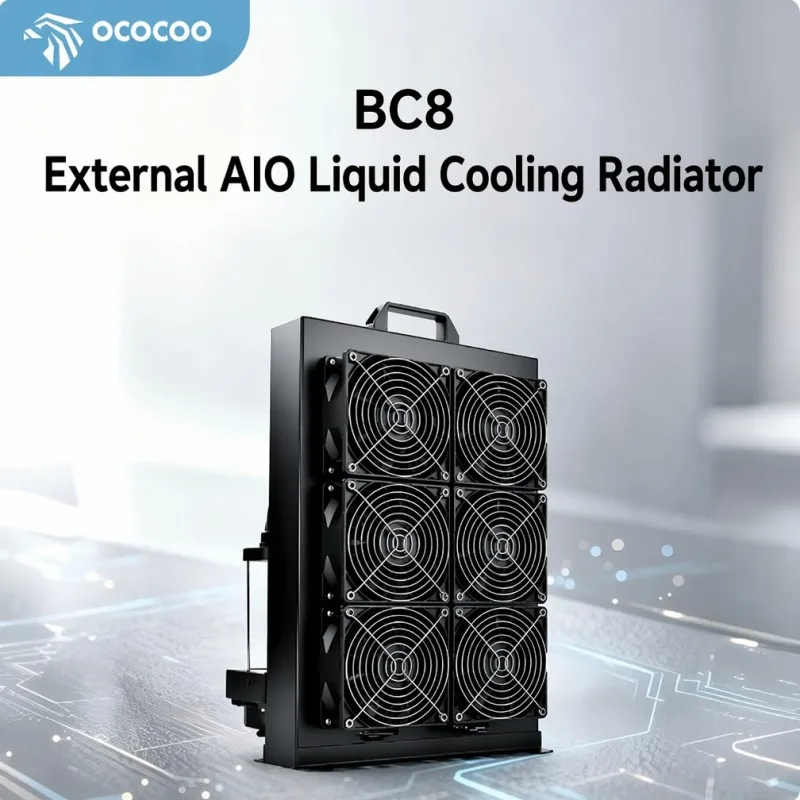 OCOCOO Silent Integrated Standalone Water Cooling Kit Pressure Automatic Release Transparent Water Tank AI High Workstation