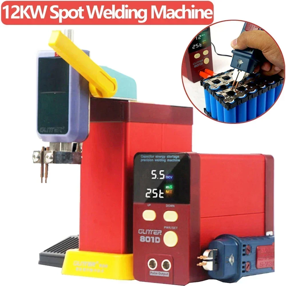 NEW Glitter 801D Pulse Battery Welding Machine Spot Welder Used For Welding Of Lithium Battery Pack Capacitor Energy Storage Spo