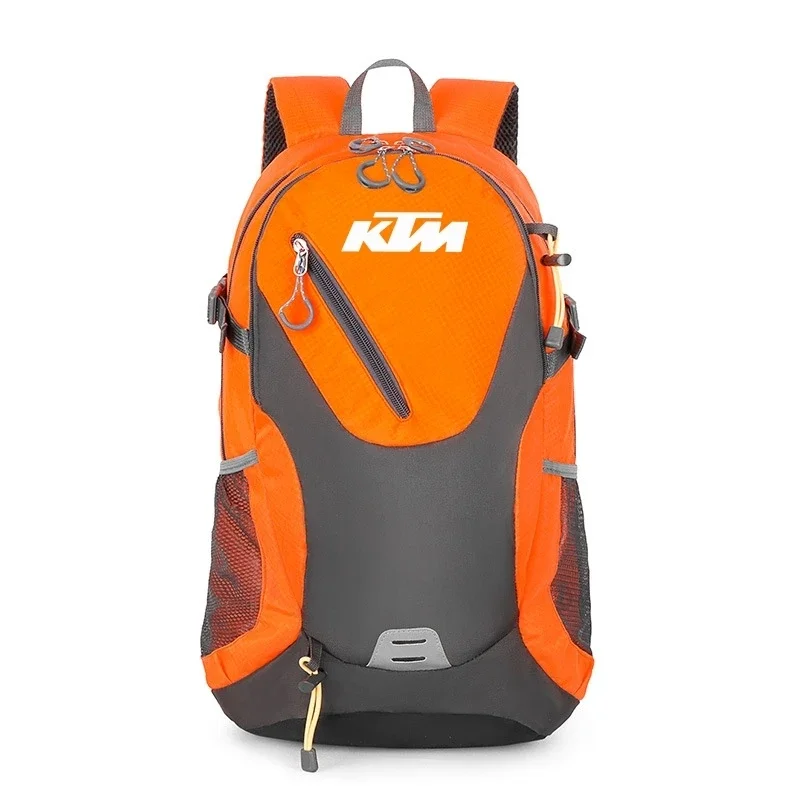 

KTM Men Sports Backpack Women Outdoor Travel Backpack Waterproof Motorcycle Backpack Hiking Lightweight Trekking Duffel Bag