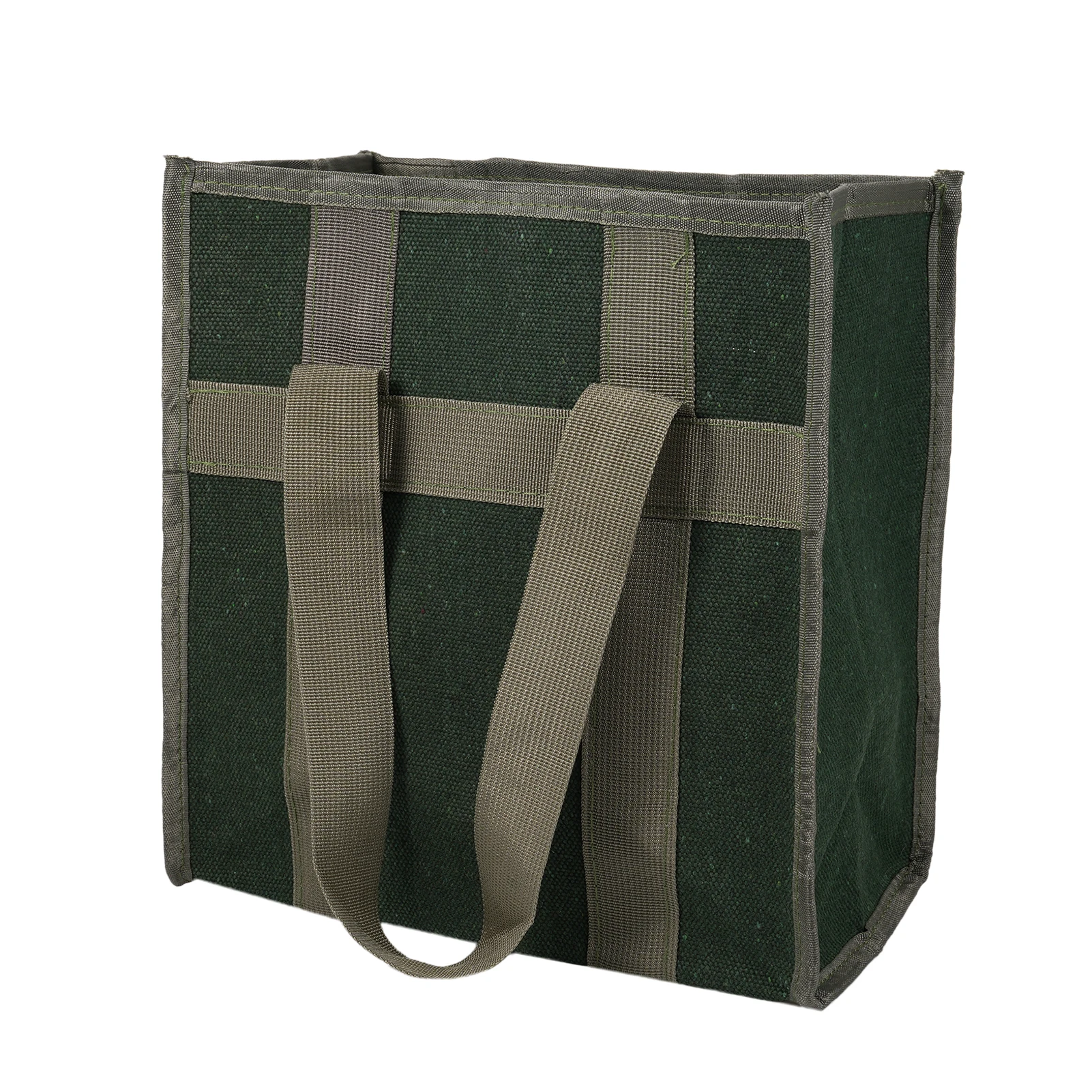 Large Thickened Wear-resistant Maintenance Tool Storage Bag Multifunctional Portable Tool Bag Large Capacity Canvas Bag Green