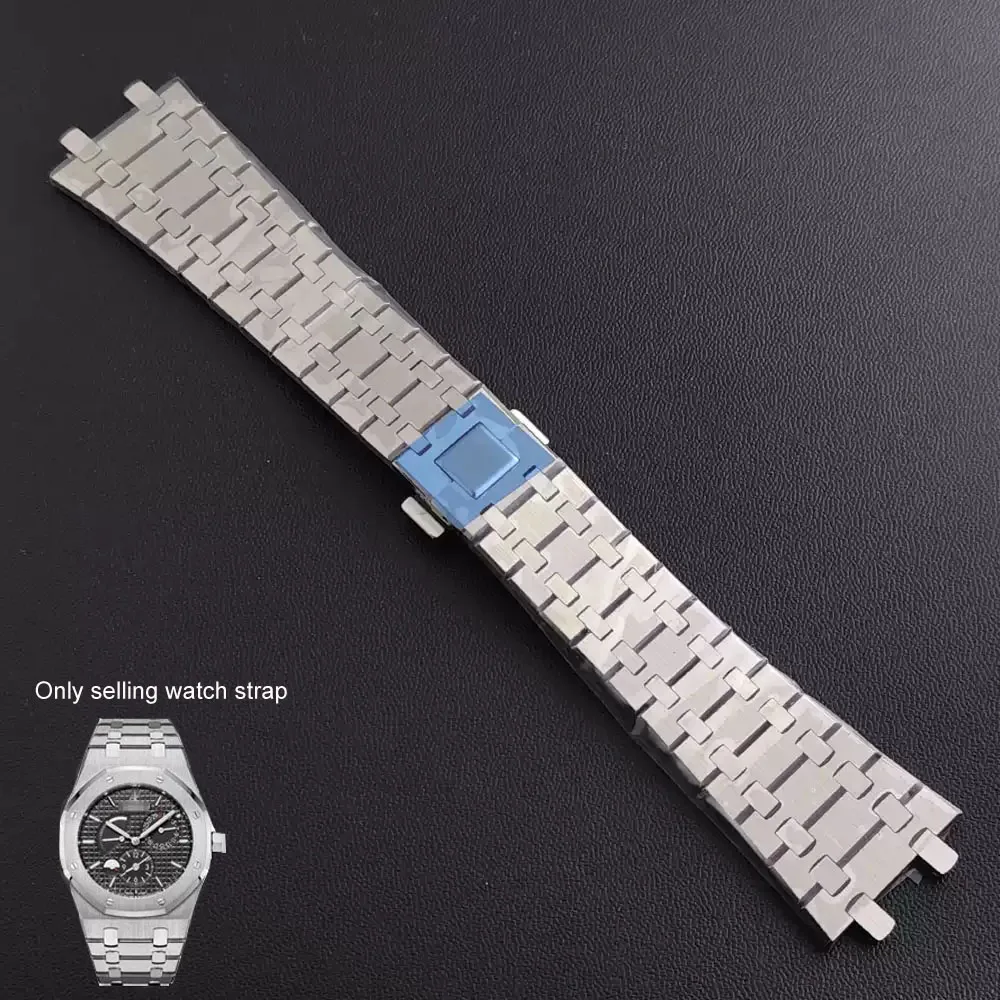 

Watch Band For Audemars Piguet AP ROYAL OAK 15400/26331/15500 Solid Stainless Steel Men 26mm waterproof accessories