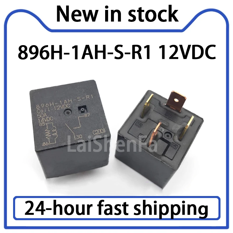 1PCS 896H-1AH-S-R1 12VDC Automotive Relay 4-pin 50A Original Stock