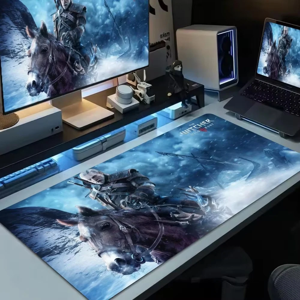 

T-The W-Witcher 3 W-Wild H-Hunt Mouse Pad Large Computer Mouse Pad Office Accessories XXL Pc Gamer Non-slip Deskmat Mousepad