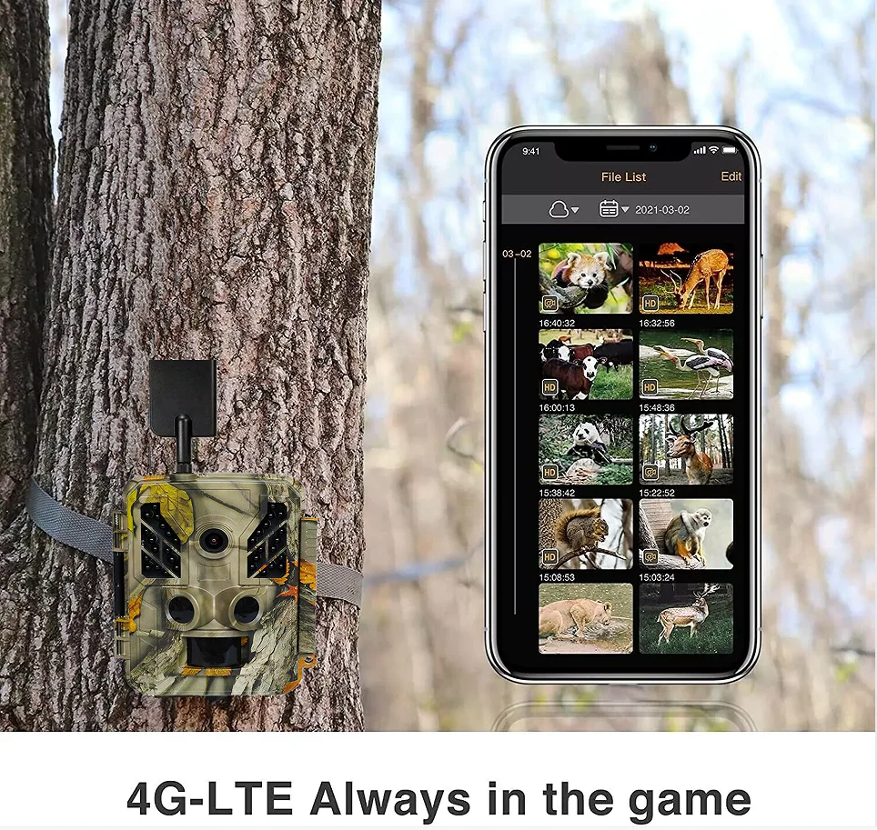 Câmera digital vintage 120 graus ângulo pir cmos 1080p 36mp 2.4 polegadas tft hd caça trilha celular 4g vigilância