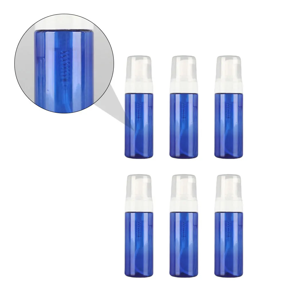 6 قطع من الزجاجات الرغوية 60 مل من زجاجات مضخة الضغط البلاستيكية المحمولة القابلة لإعادة الملء وموزعات السفر لصابون الشامبو #3