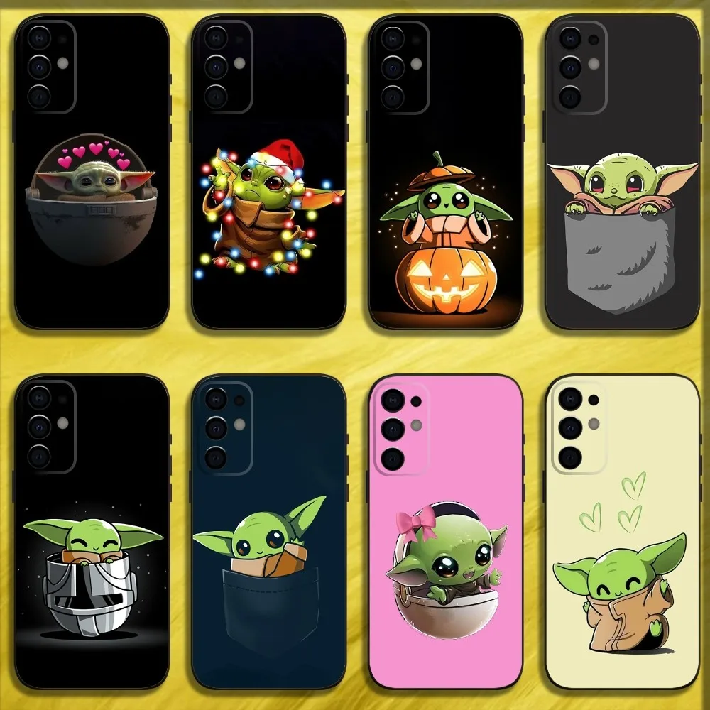 

Cartoon Baby Y-Yoda-S Phone Case For Samsung S24,S21,S22,S23,S30,Ultra,S20,Plus,Fe,Lite,Note,10,9,5G Black Soft Cover