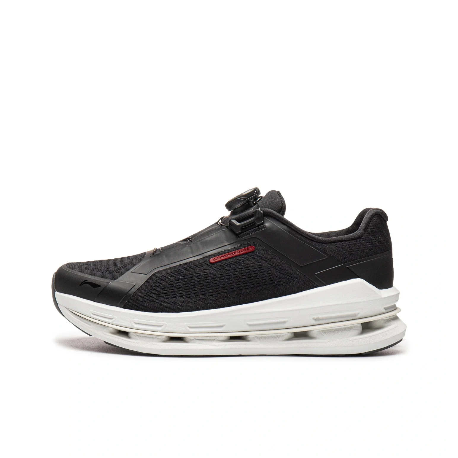 Li Ning Ultra Intense COOL Outdoor Shoes Women's Low Top Black/Vintage Red AZGW230-2