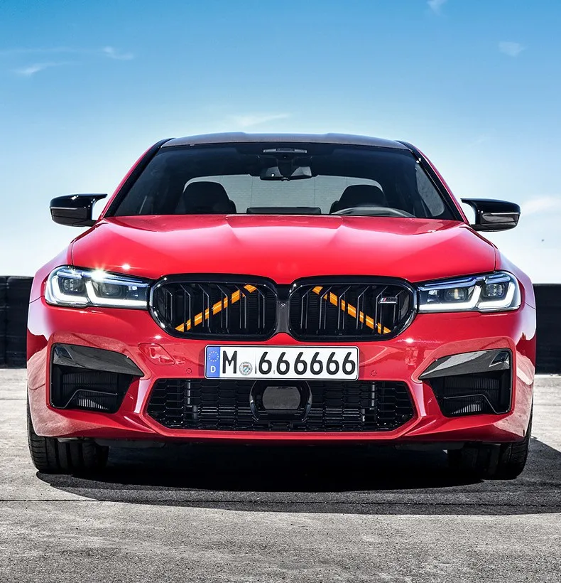 Für BMW 5 Series GT F07 F10 F11 F18 2011 ~ 2017 2 stücke Auto Frontschürze Kühlergrill Rahmen Schutz Abdeckung Trim Streifen Zubehör – Detail 7