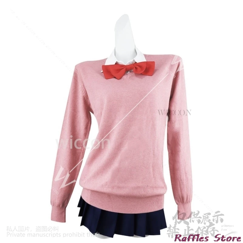 Anime Dandadan Cosplay Momo Ayase Costume JK School Uniform Dress Sweatshirts Of Great Quality Wigs For Halloween Christmas Girl