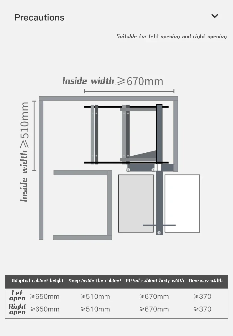 New hot sale kitchen universal magic corner For corner Swivel tray Pull out cupboard glass grey basket for 370mm doorway cupboar