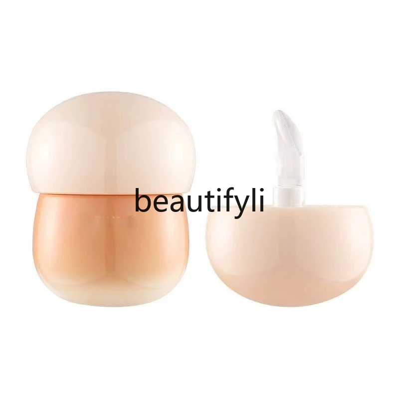 

Water Gloss Mirror Mushroom Lip Glaze Moisturizing Bean Paste Color Whitening Lip Gloss Lip Jelly