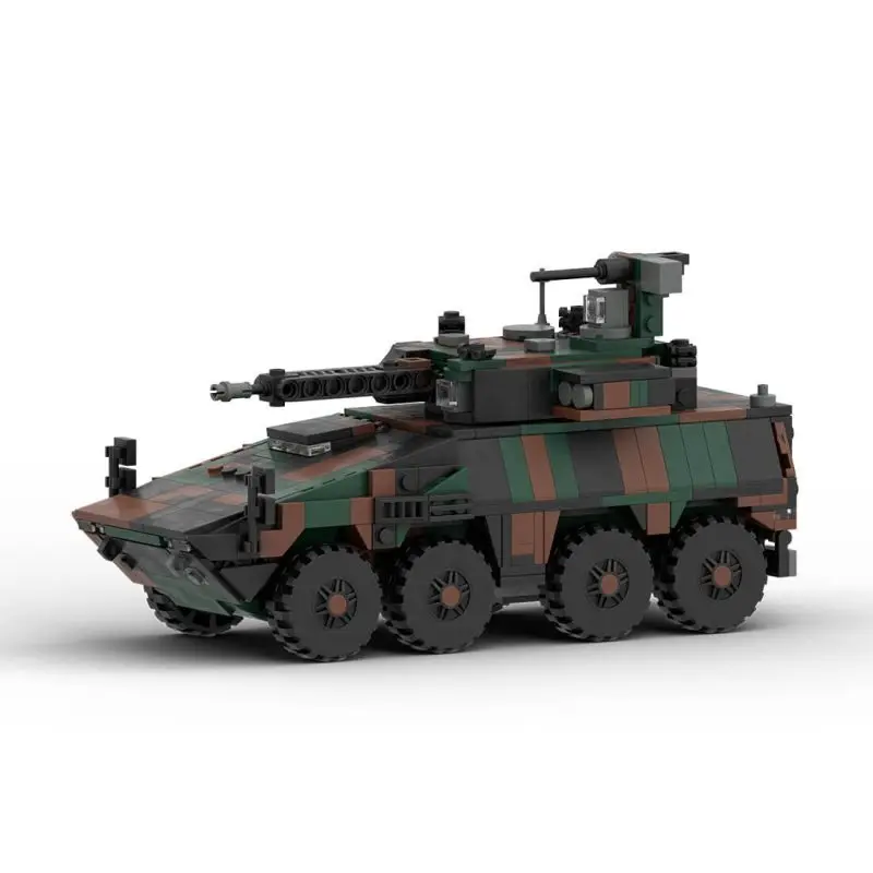 

Custom MOC-161767 Scale BOXER-8×8 Tank Armored Vehicle Building 840 Parts