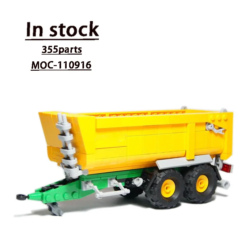 

MOC-110916 Cargo Dump Transport Truck Dump Trailer Building Block Model• 355 Parts Kids Birthday Building Blocks Toy Gifts