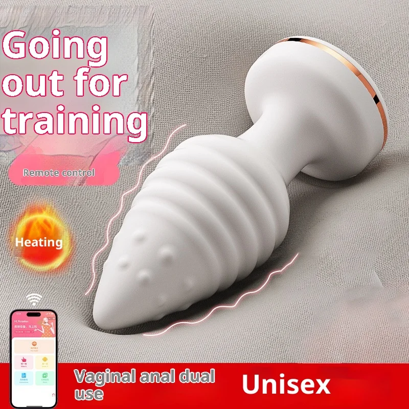 لاسلكي للتحكم عن بعد المكونات الشرج جهاز تدليك للبروستاتا التدفئة الاهتزاز الفناء الخلفي الذكور القفز البيض النشوة الجنسية الشرجية