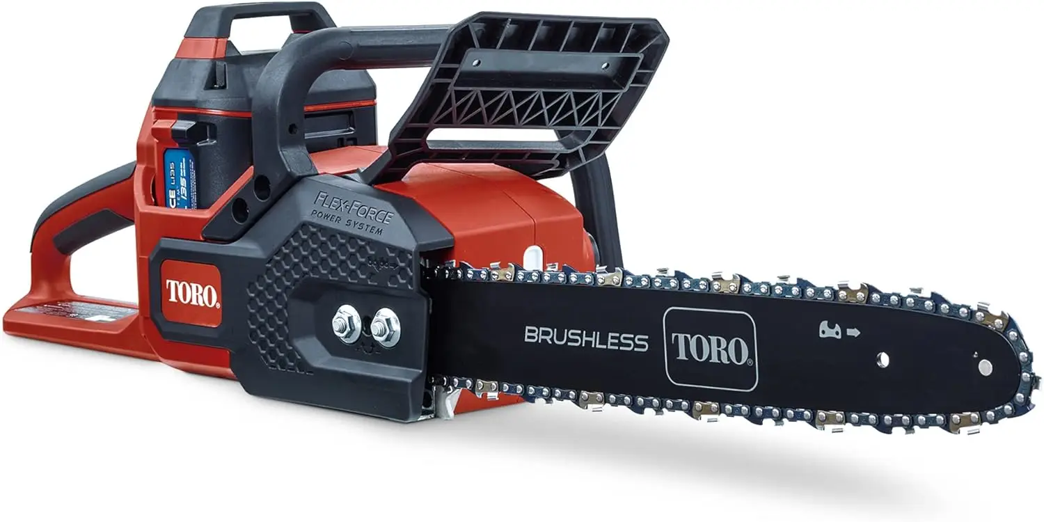 Toro Flex Force 60-Volt Max 16-Inch Rechargeable Lithium-Ion Battery Heavy-Duty Electric Chainsaw With Brushless Motor &