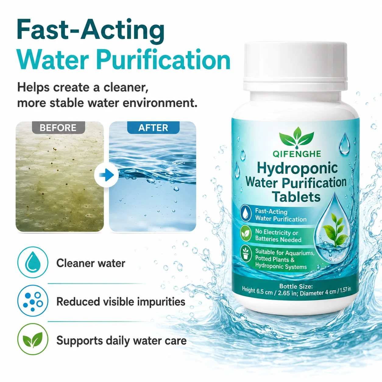 水耕栽培、水槽、植物用の速効性浄水タブレット、電気不要 - Aquarium Plant Vitamins のレビューと価格