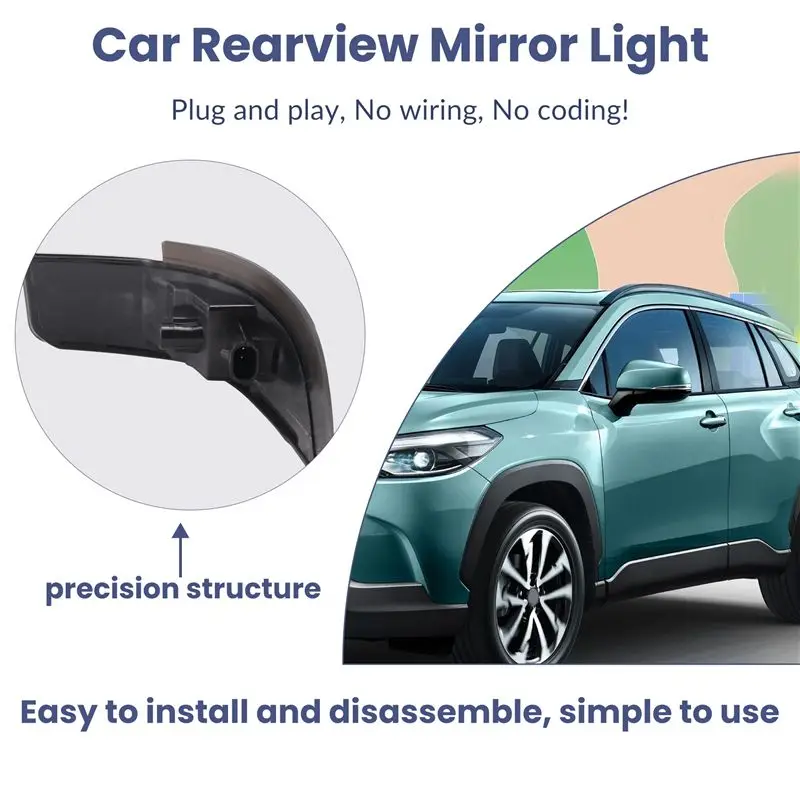 Reliable-Car LED Dynamic Rearview Mirror Light Turn Signal Indicator For Toyota Corolla Yaris XP130 Auris E180 Camry Prius - view 6