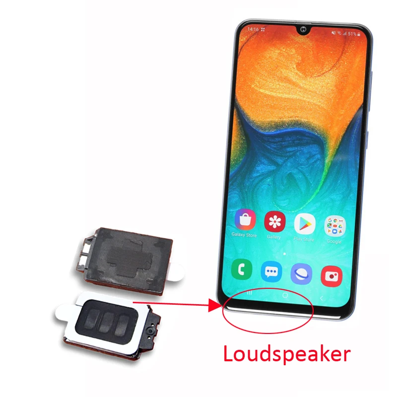 Pop Phone Speaker For Samsung Galaxy A21s A217F A217M A217N A217 New Loud Buzzer Music Ringer Flex Cable Replacement Part
