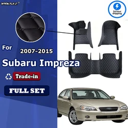 Car Floor Mats For Subaru Impreza Anesis B3 Inpuressa GE GV GH GR 2007-2015 Anti-dirty Car Matts Floor Tray Muds Car Accessories