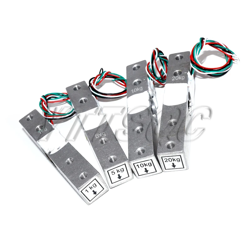 Load Cell 1KG 2KG 5KG 10KG 20KG HX711 AD Module Weight Sensor Electronic Scale Aluminum Alloy Weighing Pressure Sensor