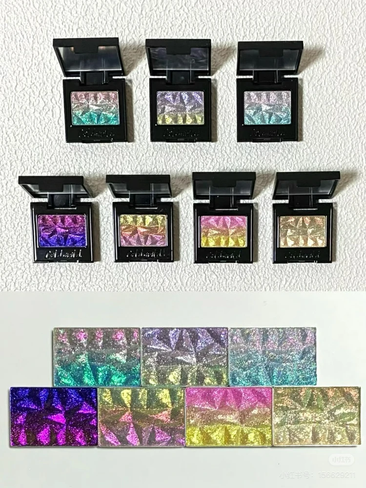 Coldnwild Diamond Chameleon Eye Shadow Highlight Blue Smoke Flash Highly Pigmented Red Purple Green Sparkling Makeup