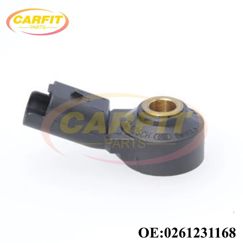 Bmw、oe 0261231168、f20、f21、f30、citroen、berlingo、c2、c3、c4、ds3、fiat、mini cooper、Peugeot 206、207、307、308用のノック内センサー