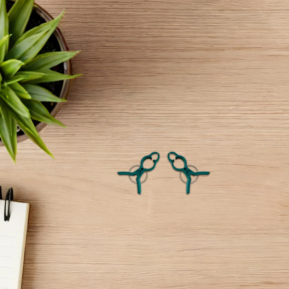 

50 Pcs Gardening Clip Set Flower Support Hair Greenhouse Tomato Clips Plastic Phalaenopsis for Stem Bending Clamp