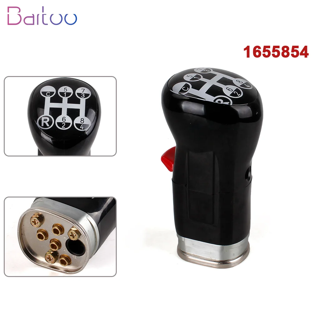 

New 8 Speed+R+C Manual Gear Shift Lever Knob With Gearbox Splicer Switch Gear Stick Head 1655854 For VOLVO FH FM TRUCK TS017