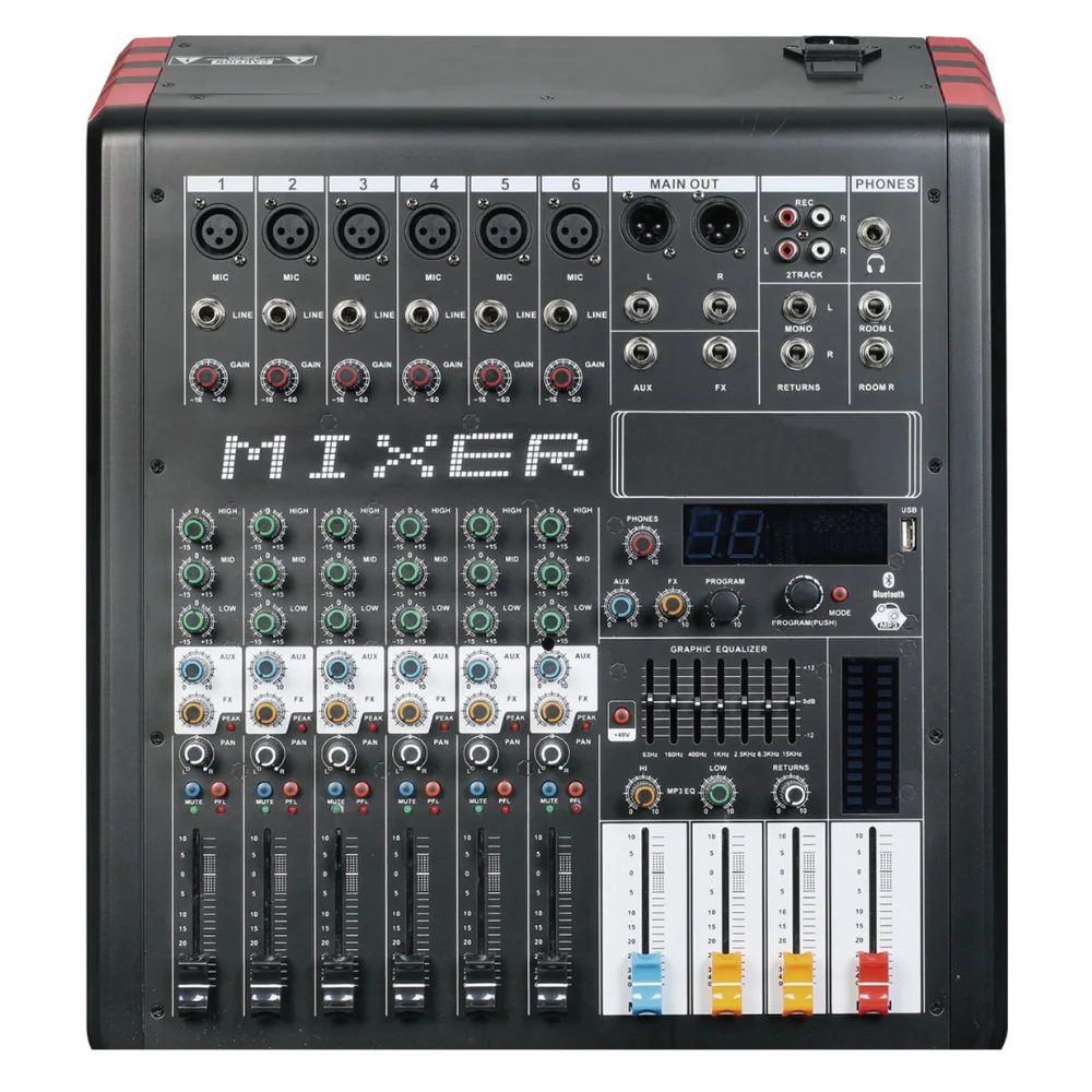 High Quality Digital Mixer Sound Mixer Digital Routing Mixing Console Digital Signal Processor for Audio Sound Equipment