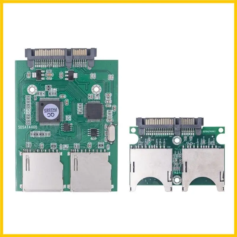 

Double SDHC RAID0 to 15PIN+7PIN Drive Converter Card Fast