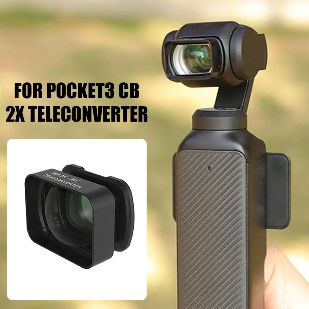 

Магнитный макрообъектив, 2 телеконвертера для карманной камеры Dji Osmo, 3, мультипликатор, макрообъектив, ручной карданный объектив, аксессуары V9p1