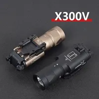 Tactical Surefir X300U X300 Ultra X300V Pistol Scout Light Airsoft Weapon Gun Light Strobe Airsoft Flashlight Lanterna Torch